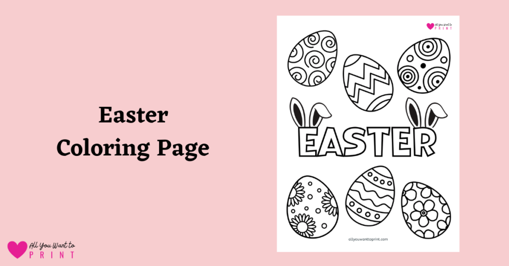 easter coloring pages for kids free printable pdf download