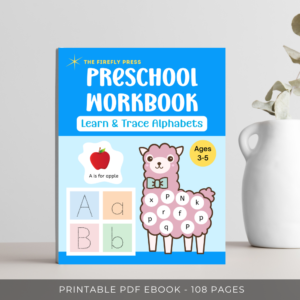 Preschool Workbook - Printable PDF eBook - 108 Pages - EB0002